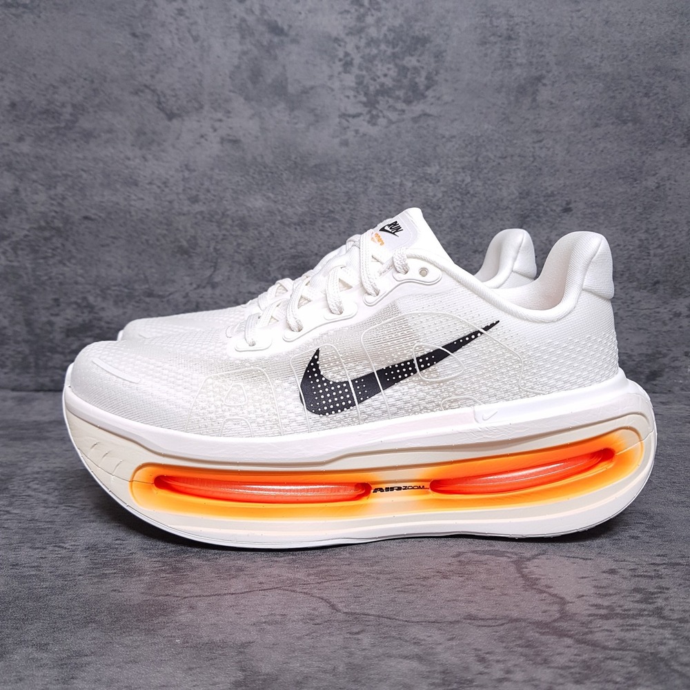 NIKE Vomero Premium Running Shoes Mens 6.5 Womens 8 Sail Black Orange IQ4035-100